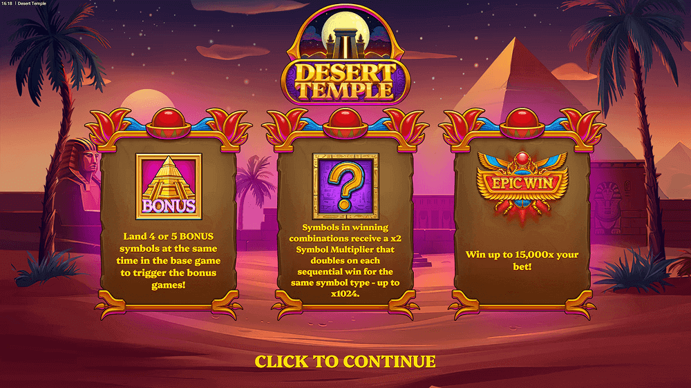 Desert Temple Rules Desert Temple Rules